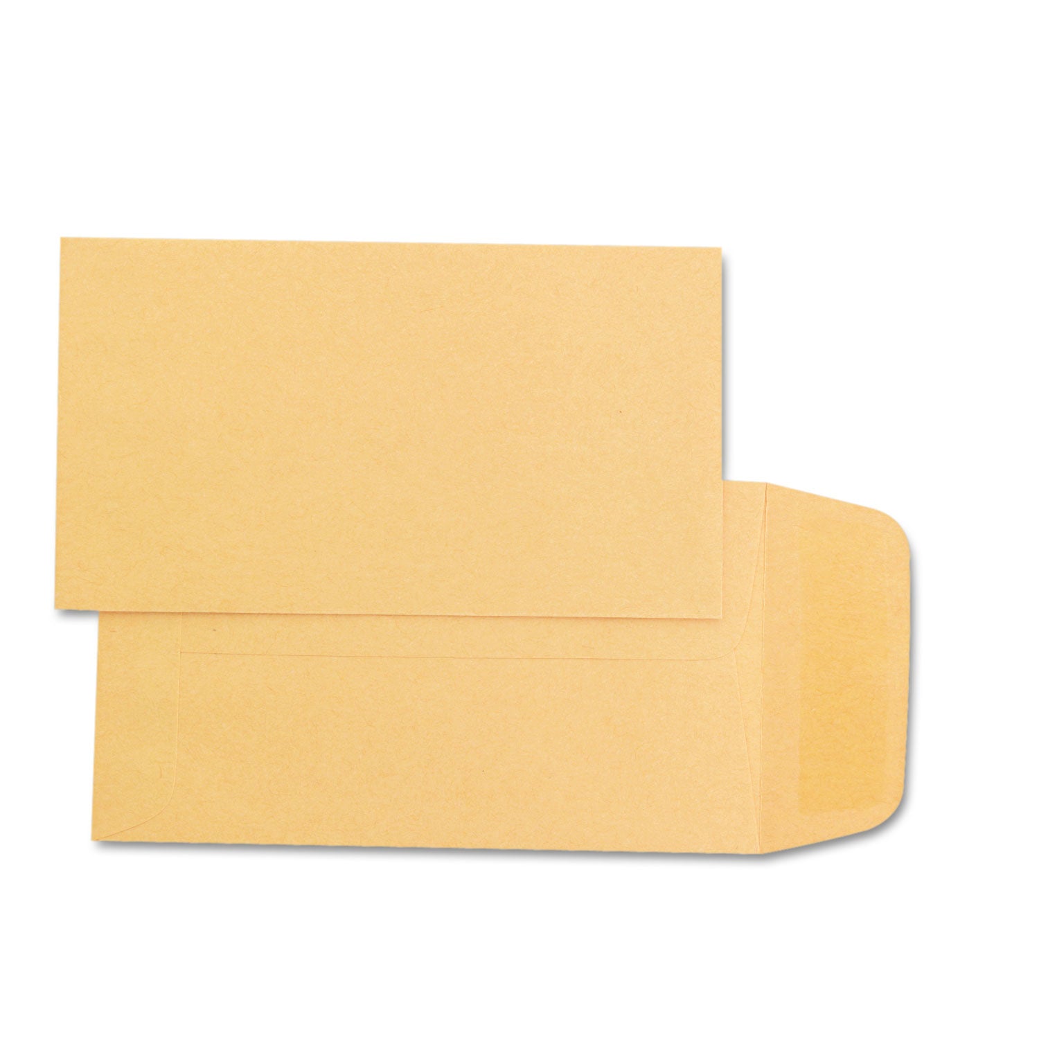 Quality Park Kraft Coin and Small Parts Envelope, #1, Square Flap, Gummed Closure, 2.25 x 3.5, Light Brown Kraft, 500/Box (50162)