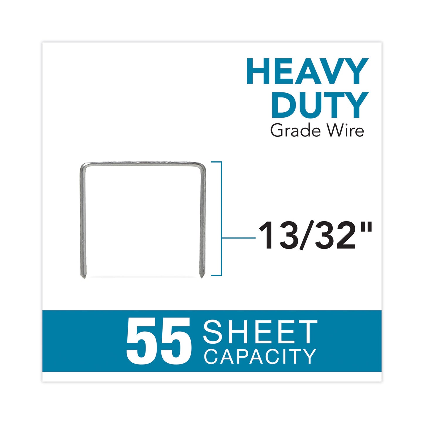 Rapid Staple Cartridge, 0.41" Leg, 0.5" Crown, Steel, 210/Cartridge, 5 Cartridges/Pack, 1,050/Pack (02903)