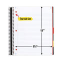 Five Star Advance Wirebound Notebook, Ten Pockets, 5-Subject, Medium/College Rule, Randomly Assorted Cover Color, (200) 11 x 8.5 Sheets (06326)