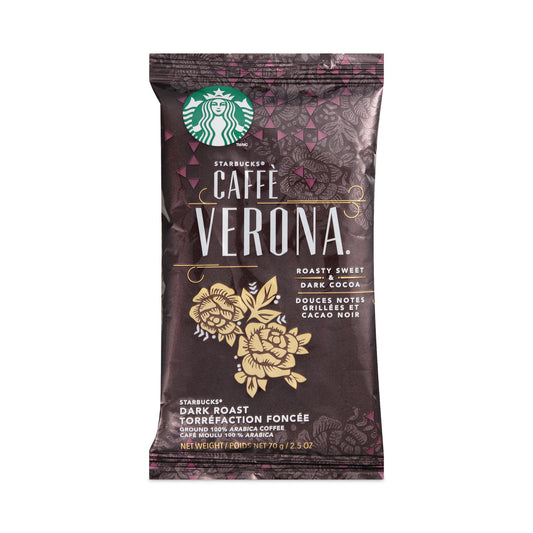 Starbucks Coffee, Caffe Verona, 2.5 oz Packet, 18/Box (11018192)