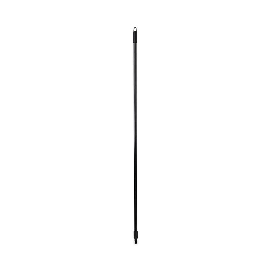 Boardwalk Fiberglass Broom Handle, Nylon Plastic Threaded End, 1" dia x 60", Black (636)