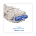 Boardwalk Cut-End Lie-Flat Wet Mop Head, Cotton, 16oz, White, 12/Carton (716CCT)