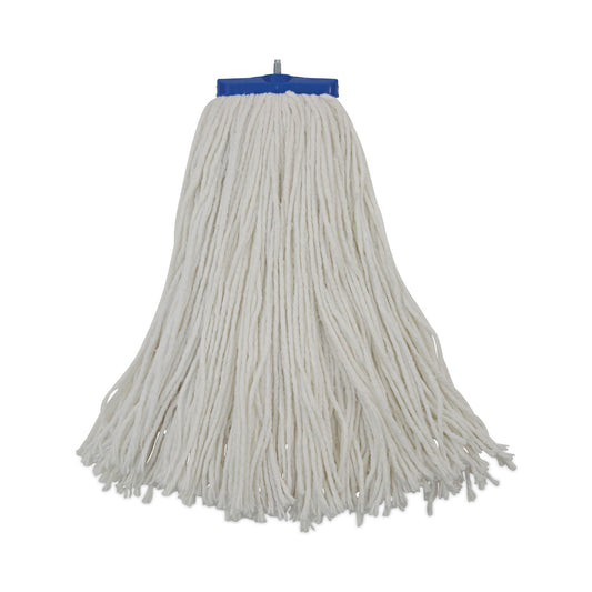 Boardwalk Cut-End Lie-Flat Wet Mop Head, Rayon, 16oz, White, 12/Carton (716RCT)