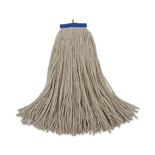 Boardwalk Cut-End Lie-Flat Wet Mop Head, Cotton, 24oz, White (724CEA)