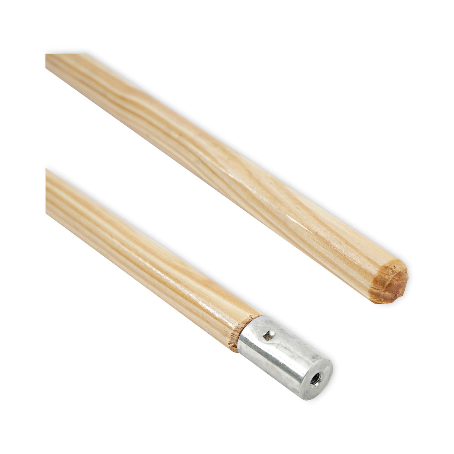 Boardwalk Lie-Flat Screw-In Mop Handle, Lacquered Wood, 1.13" dia x 60", Natural (834)