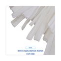 Boardwalk Nonwoven Cut End Edge Mop, Rayon/Polyester, #20, White, 12/Carton (BW2020)