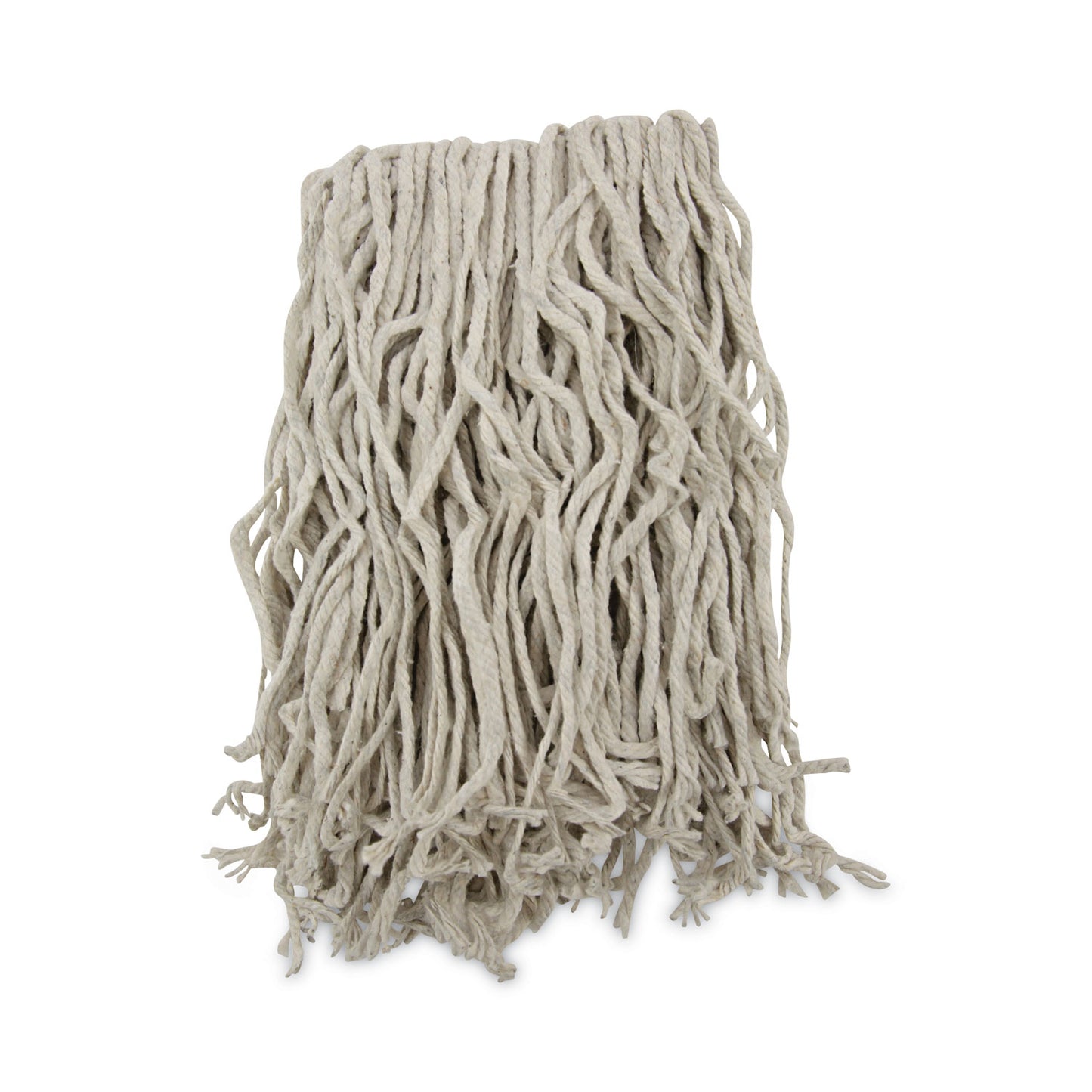 Boardwalk Mop Head, Cotton, Cut-End, White, 4-Ply, #16 Band, 12/Carton (CM02016S)