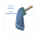 Boardwalk Microfiber Looped-End Wet Mop Heads, Medium, Blue, 12/Carton, 12/Carton (MWTMBCT)