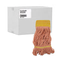 Boardwalk Super Loop Wet Mop Head, Cotton/Synthetic Fiber, 5" Headband, Small Size, Orange, 12/Carton (501OR)