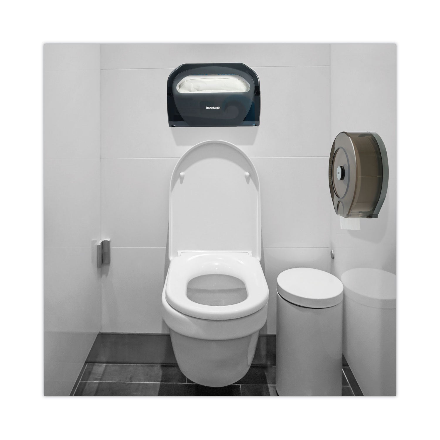 Boardwalk Premium Half-Fold Toilet Seat Covers, 14.17 x 16.73, White, 250 Covers/Sleeve, 4 Sleeves/Carton (K1000B)