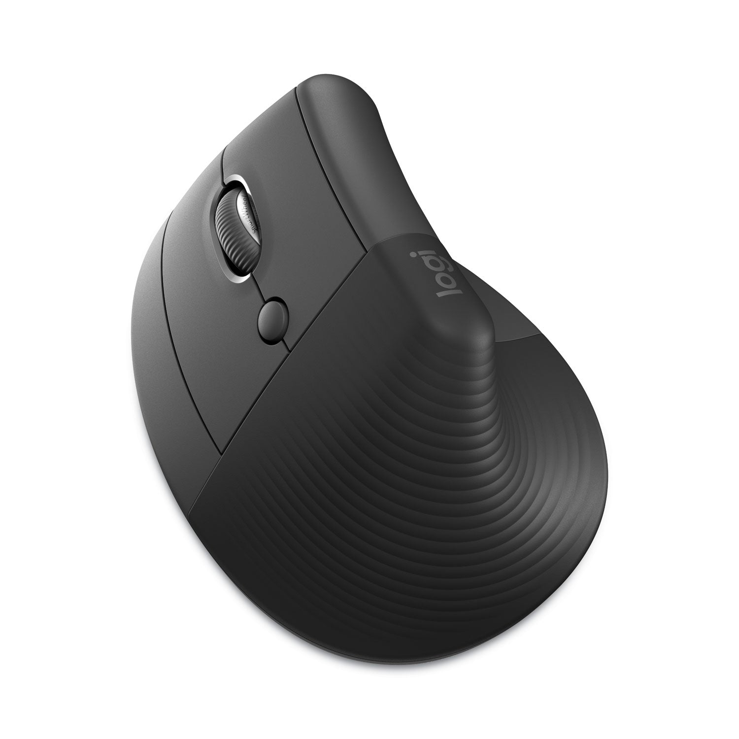 Logitech Lift Vertical Ergonomic Mouse, 2.4 GHz Frequency/32 ft Wireless Range, Left Hand Use, Graphite (910006467)