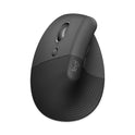 Logitech Lift Vertical Ergonomic Mouse, 2.4 GHz Frequency/32 ft Wireless Range, Left Hand Use, Graphite (910006467)