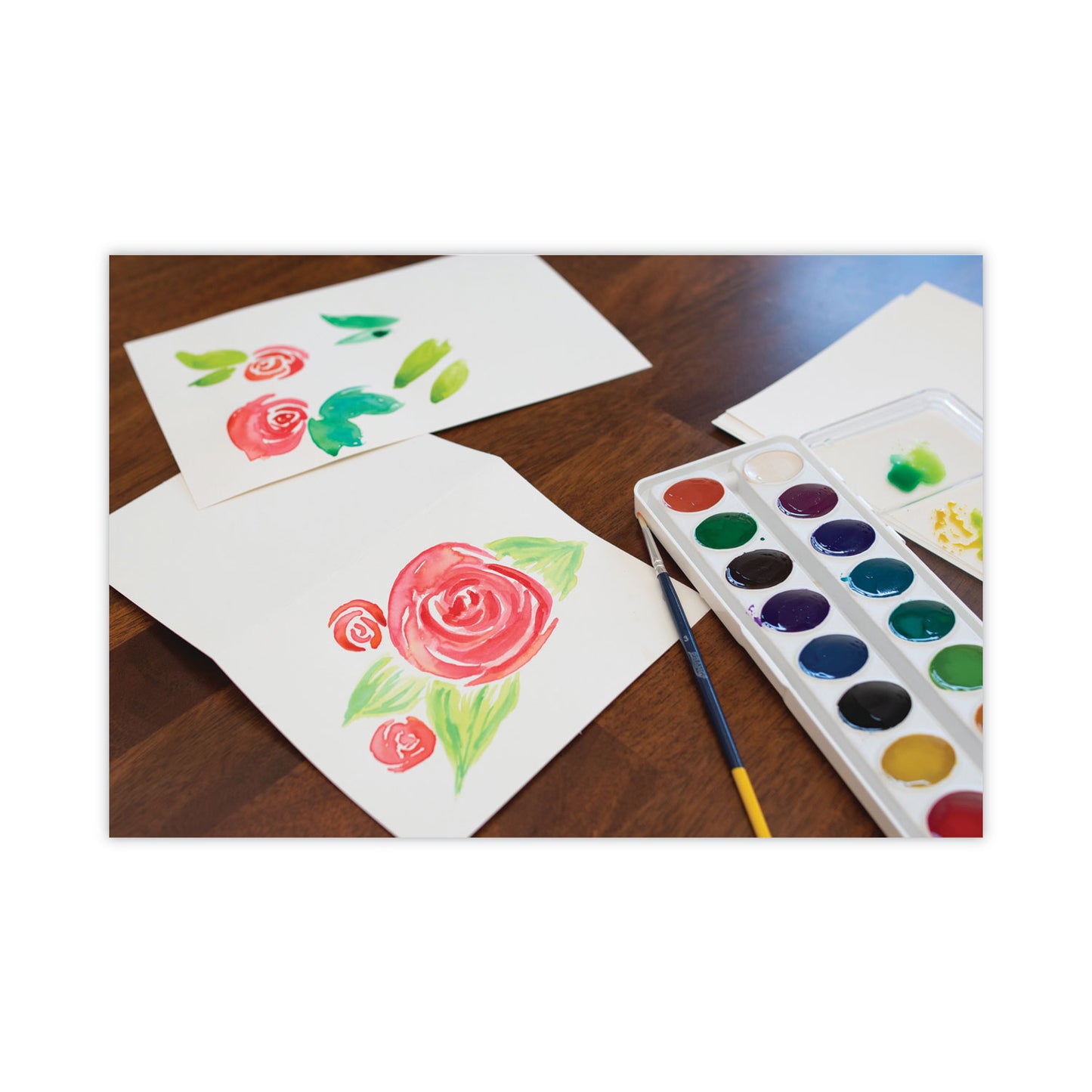 Pacon UCreate Watercolor Paper, 90 lb Text Weight, 6 x 9, 200/Pack (P4935)