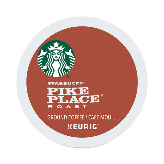 Starbucks Pike Place Coffee K-Cups Pack, 24/Box (011111156)