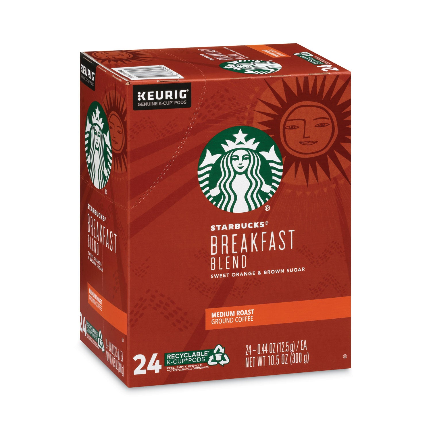 Starbucks Breakfast Blend K-Cups, 24/Box (011111157)