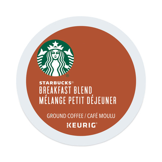 Starbucks Breakfast Blend Coffee K-Cups, 96/Carton (011111157CT)