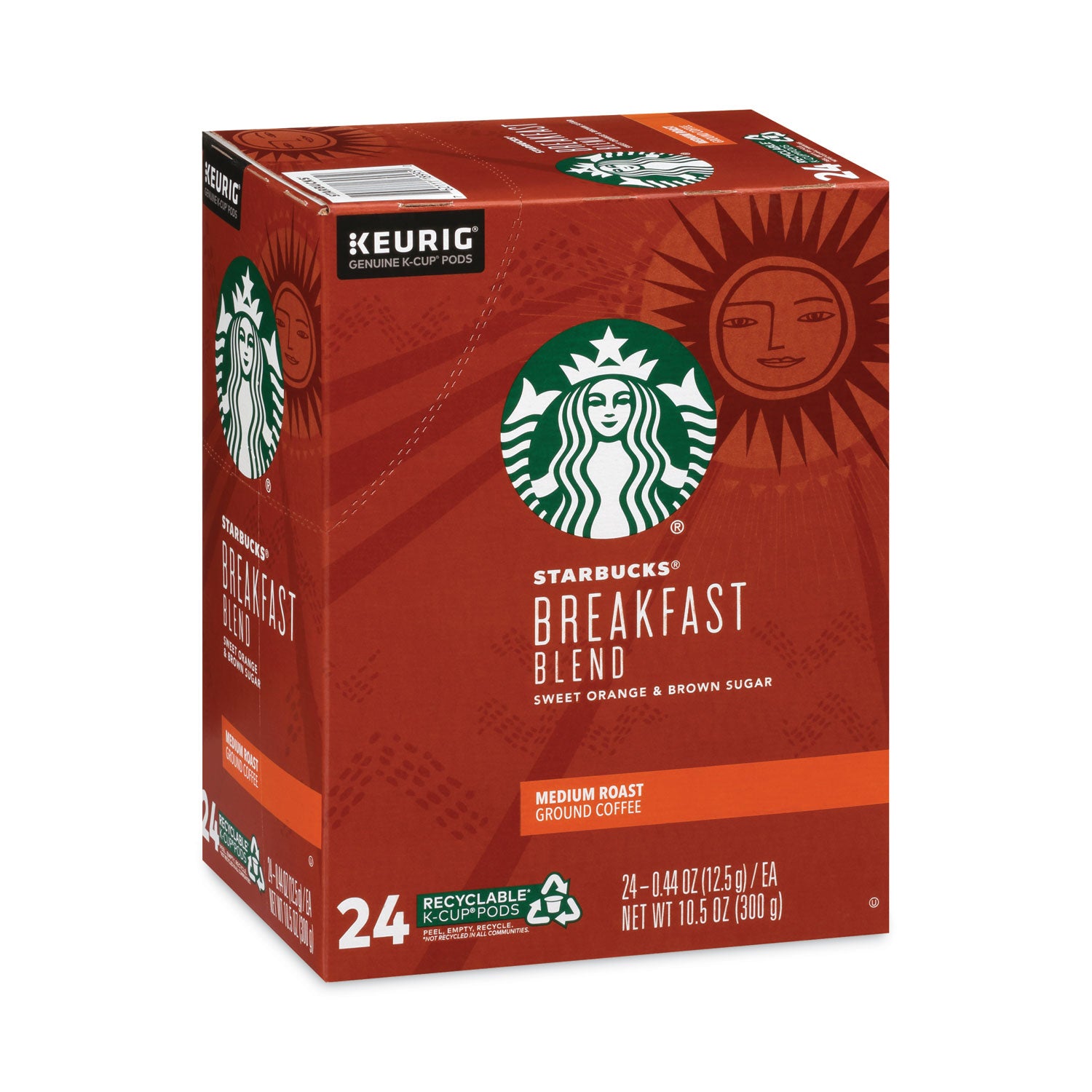 Starbucks Breakfast Blend Coffee K-Cups, 96/Carton (011111157CT)