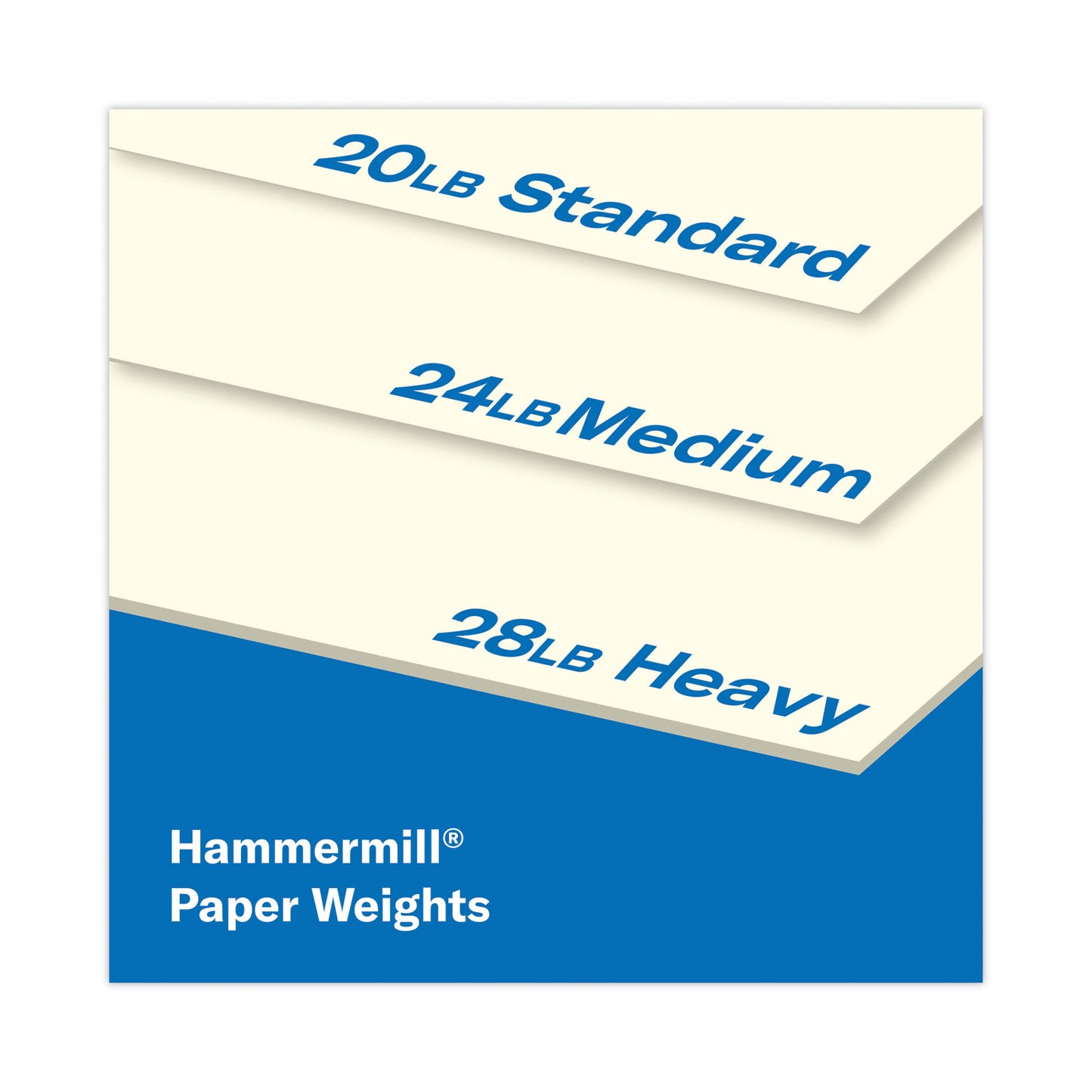 Hammermill Colors Print Paper, 20 lb Bond Weight, 8.5 x 11, Cream, 500/Ream (168030)