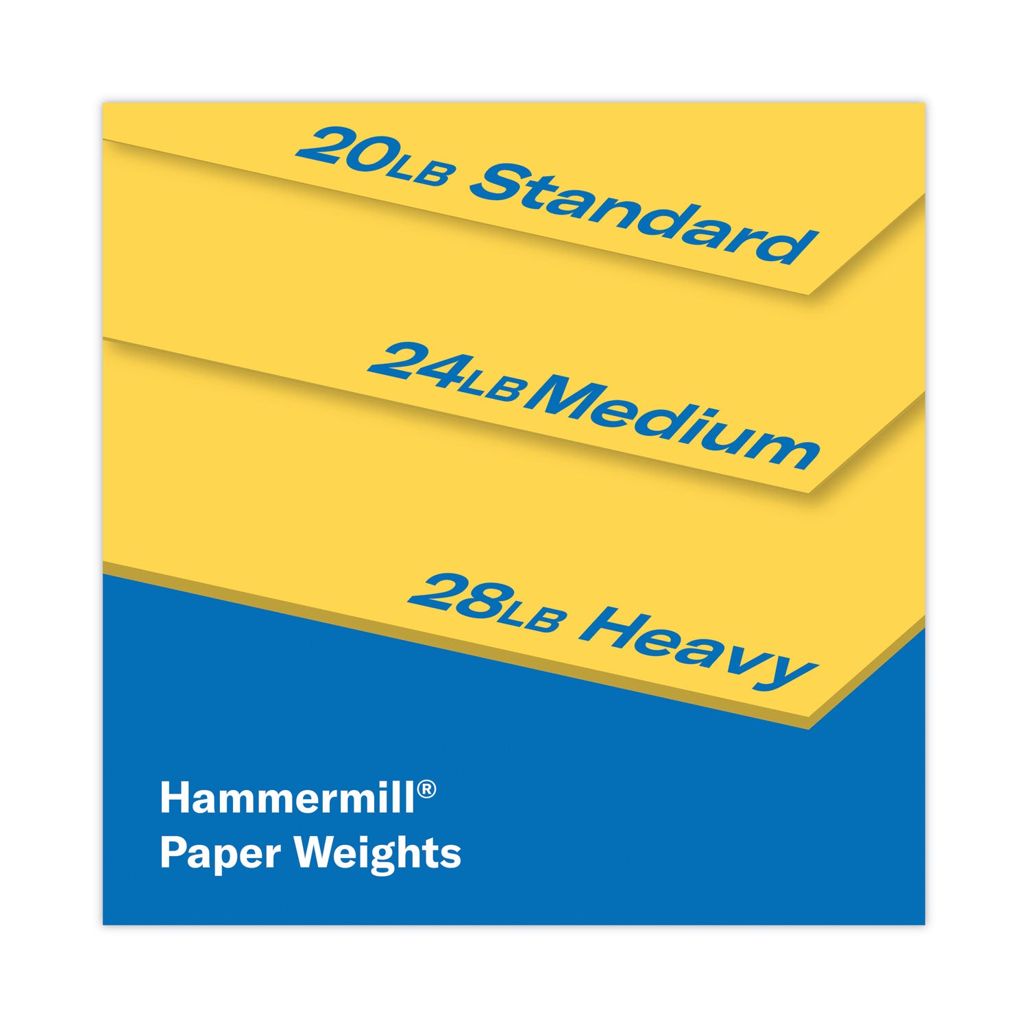 Hammermill Colors Print Paper, 20 lb Bond Weight, 8.5 x 11, Goldenrod, 500/Ream (103168)