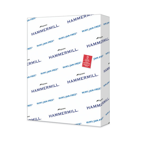 Hammermill Copy Plus Print Paper, 92 Bright, 3-Hole, 20 lb Bond Weight, 8.5 x 11, White, 500/Ream (105031)