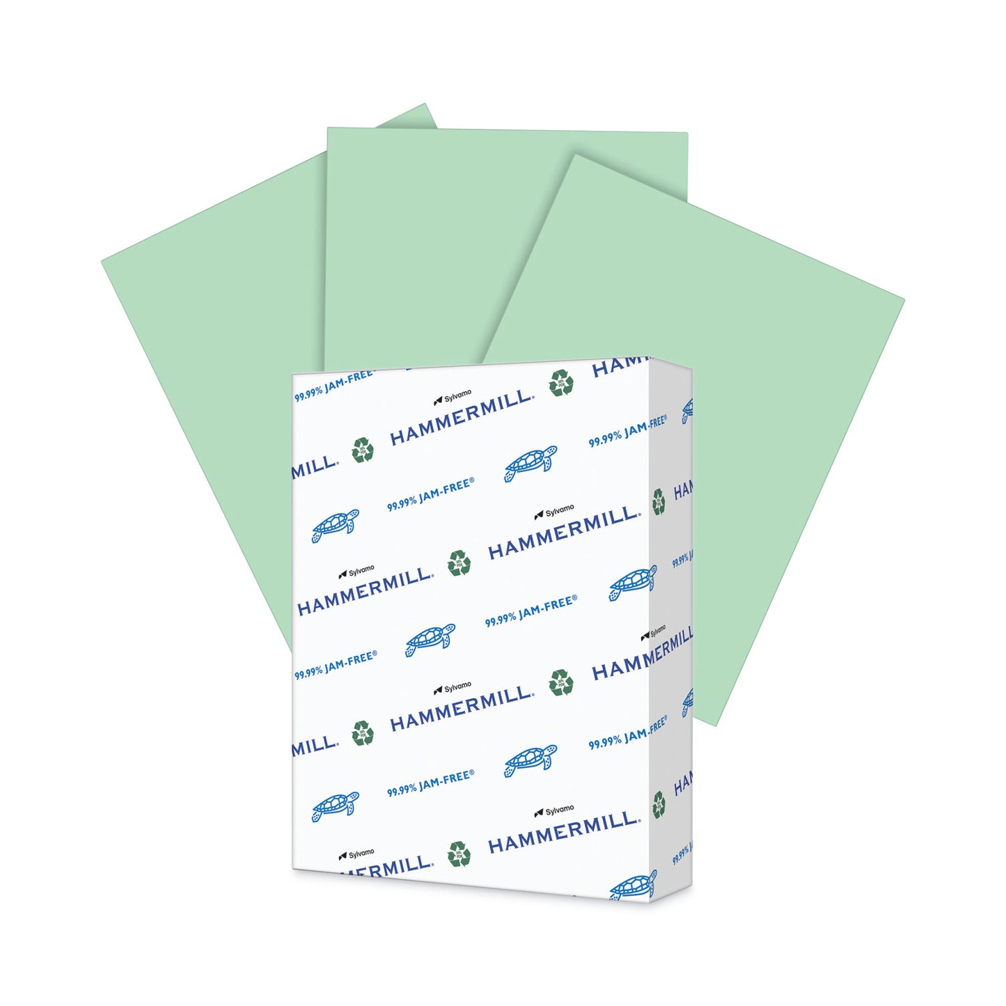 Hammermill Colors Print Paper, 20 lb Bond Weight, 8.5 x 11, Green, 500/Ream (103366)