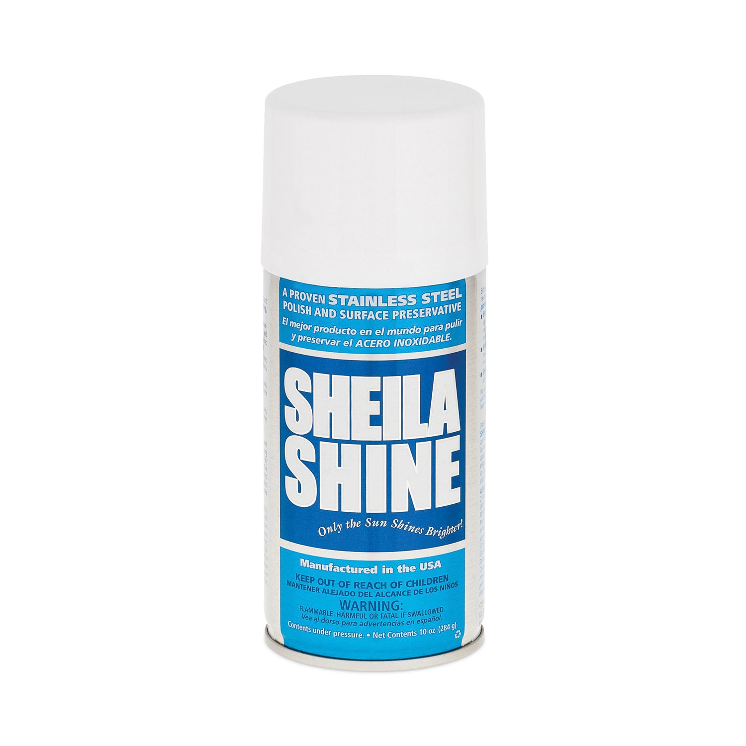 Sheila Shine Stainless Steel Cleaner and Polish, 10 oz Aerosol Spray (1EA)