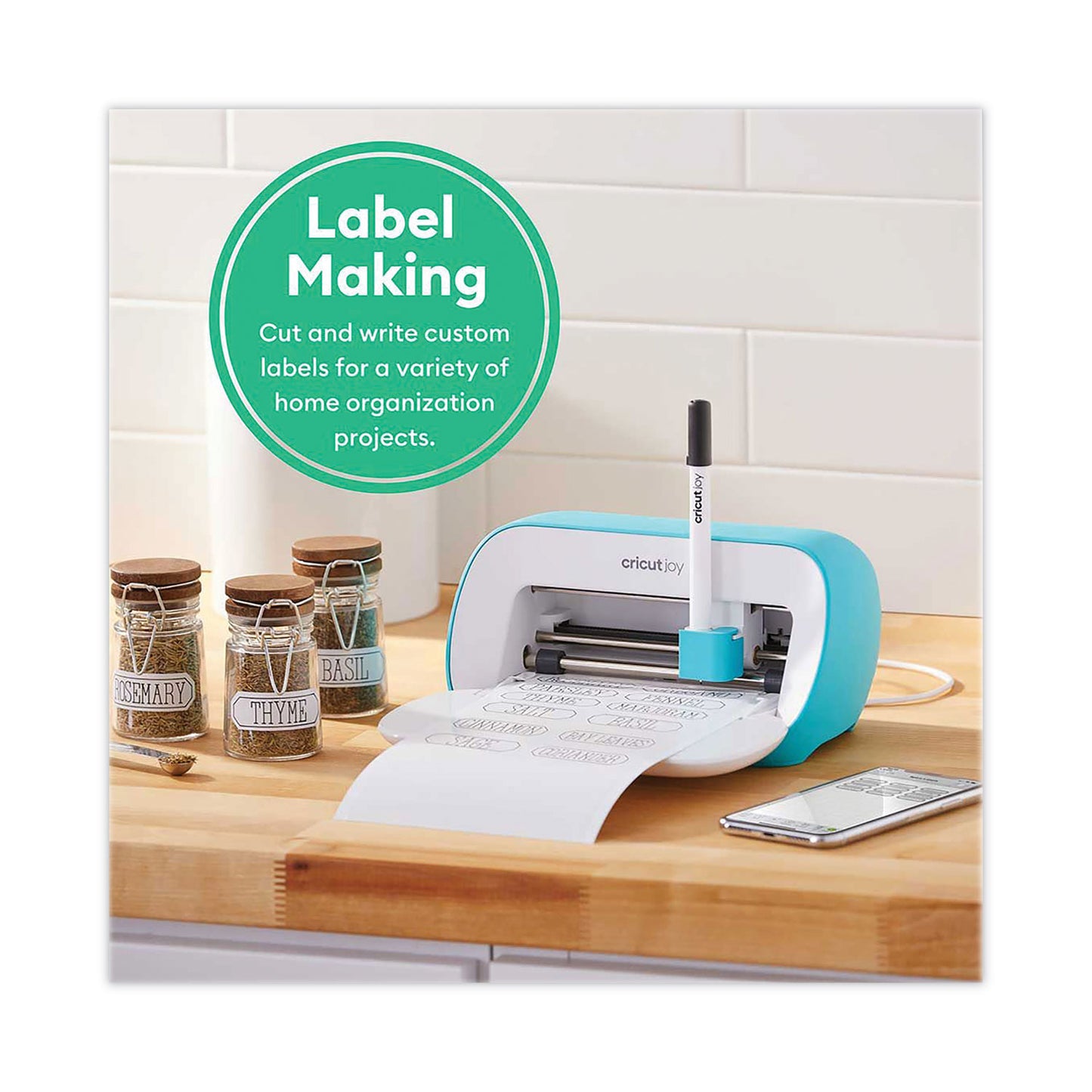 Cricut Joy Die Cutting Machine, 4.5 x 6.5, Teal/White (2007813)