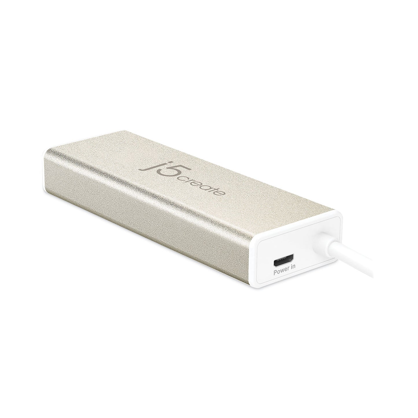 j5create USB-C Hub and 4K HDMI, 3 Ports, Silver (JCH451)