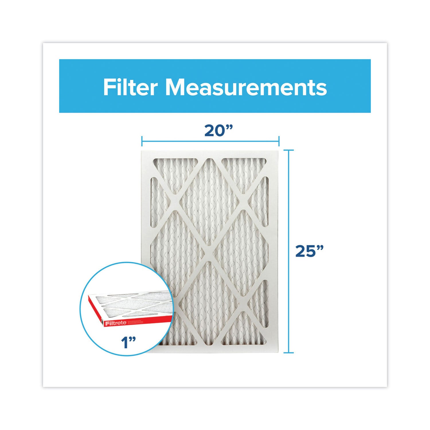 Filtrete Allergen Defense Air Filter, 20 x 25 (70071355948)