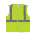 PIP Zipper Safety Vest, 2X-Large, Hi-Viz Lime Yellow (302MVGZLY2X)