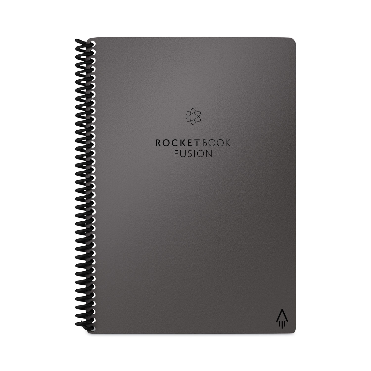 Rocketbook Fusion Smart Notebook, Seven Assorted Page Formats, Gray Cover, (21) 8.8 x 6 Sheets (EVRFERCCIGFR)