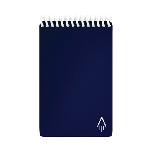 Rocketbook Mini Notepad, Midnight Blue Cover, Dot Grid Rule, 3 x 5.5, White, 24 Sheets (EVRMRCDF)