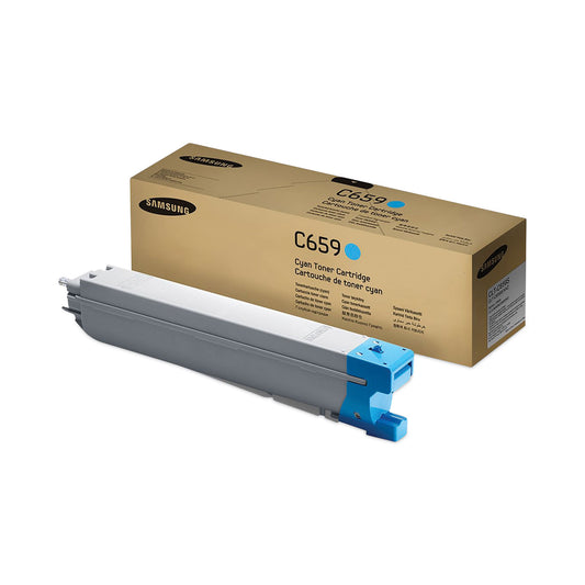 Samsung SU095A (CLT-C659S) Toner, 20,000 Page-Yield, Cyan