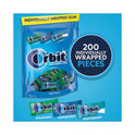 Orbit Sugar-Free Chewing Gum, Spearmint/Peppermint/Wintermint, 200 Pieces/Pack (MMM27955)