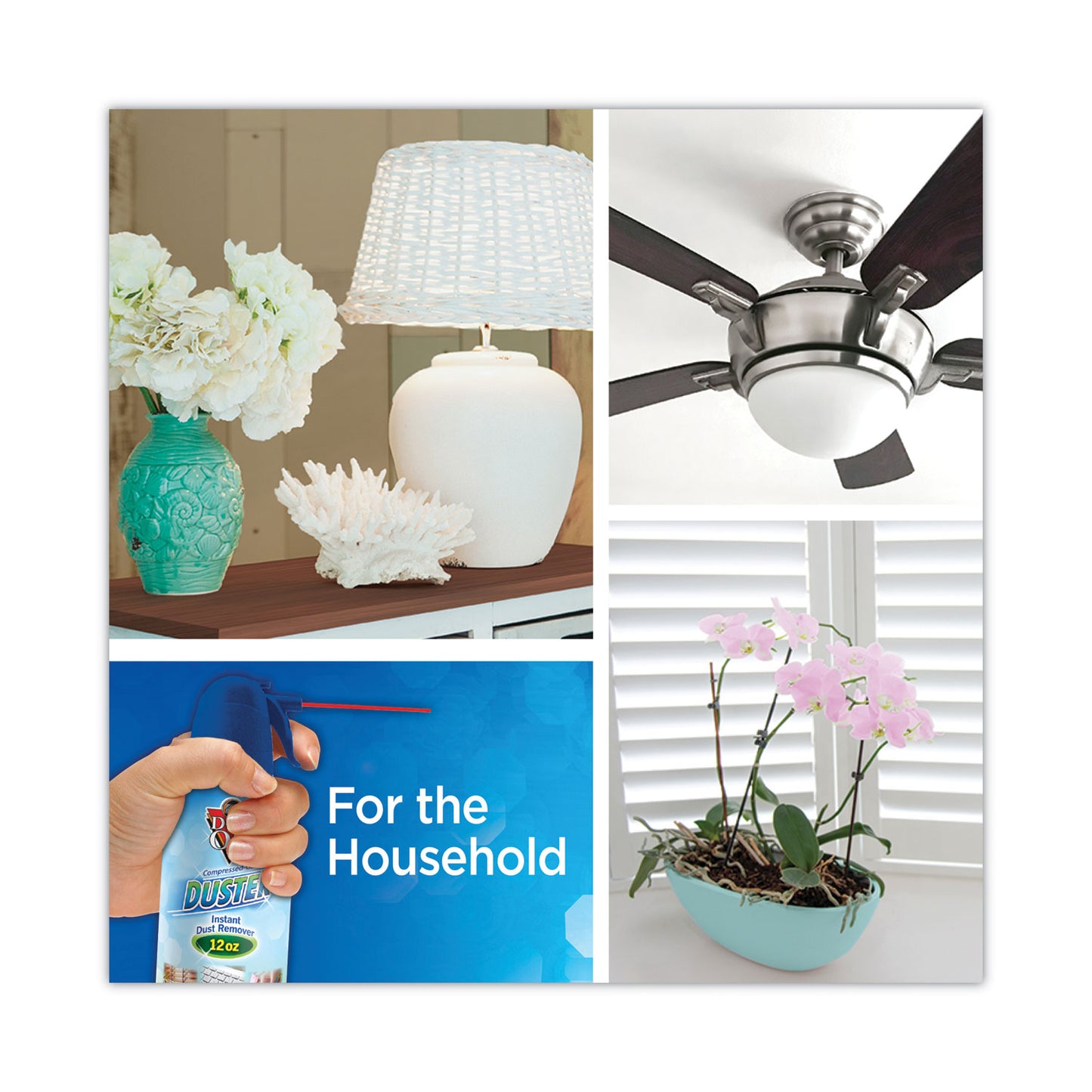 Dust-Off Disposable Compressed Air Duster, 12 oz Can (DPSXL12) - 9 Pack