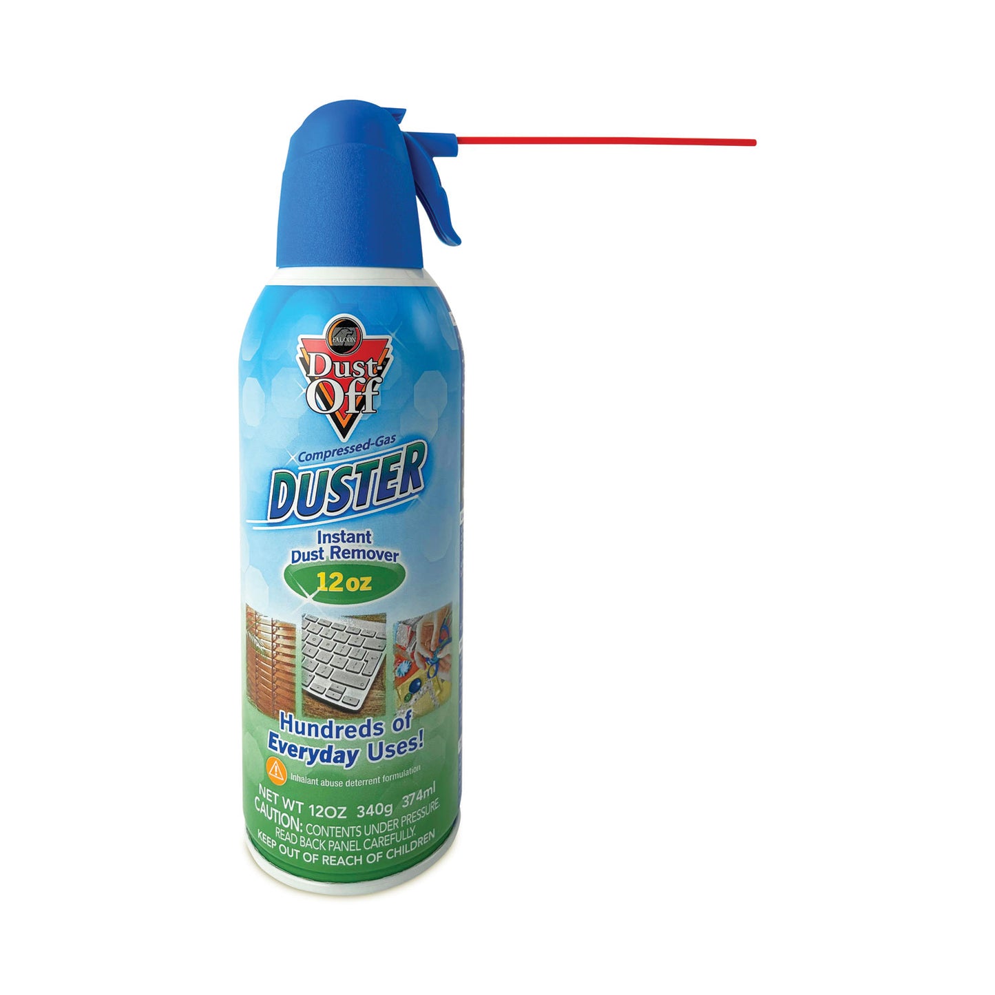 Dust-Off Disposable Compressed Air Duster, 12 oz Can (DPSXL12)