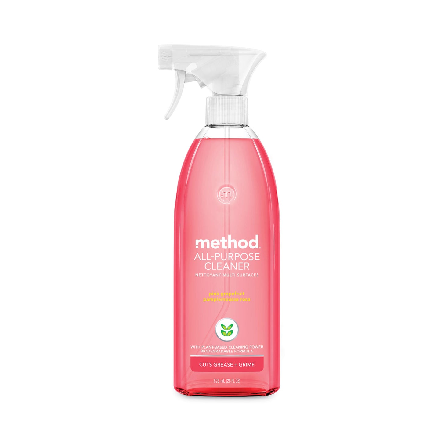 Method All-Purpose Cleaner, Pink Grapefruit, 28 oz Spray Bottle (00010)