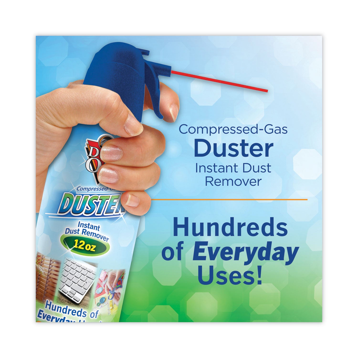 Dust-Off Disposable Compressed Air Duster, 12 oz Can (DPSXL12) - 9 Pack