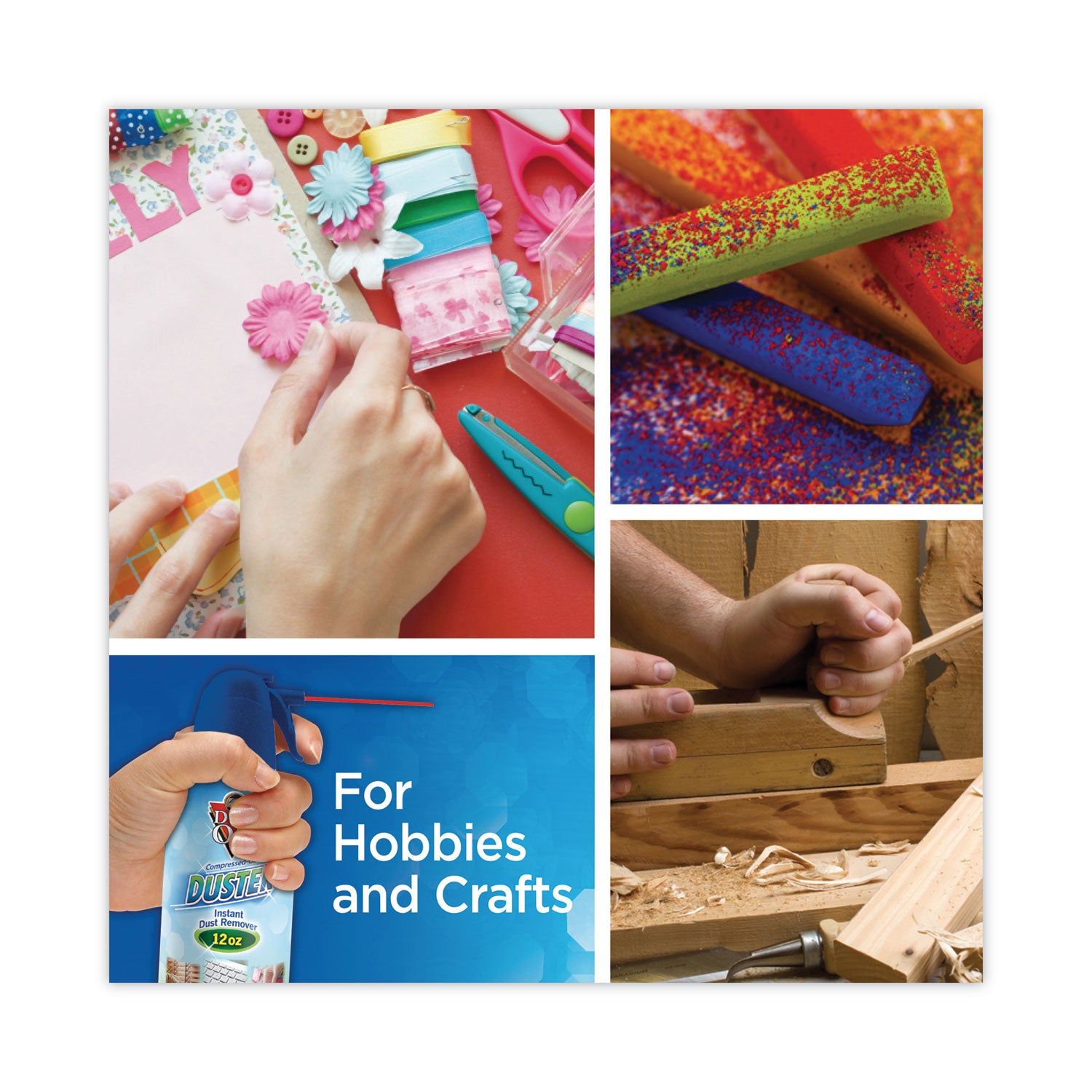 Dust-Off Disposable Compressed Air Duster, 12 oz Can (DPSXL12) - 9 Pack