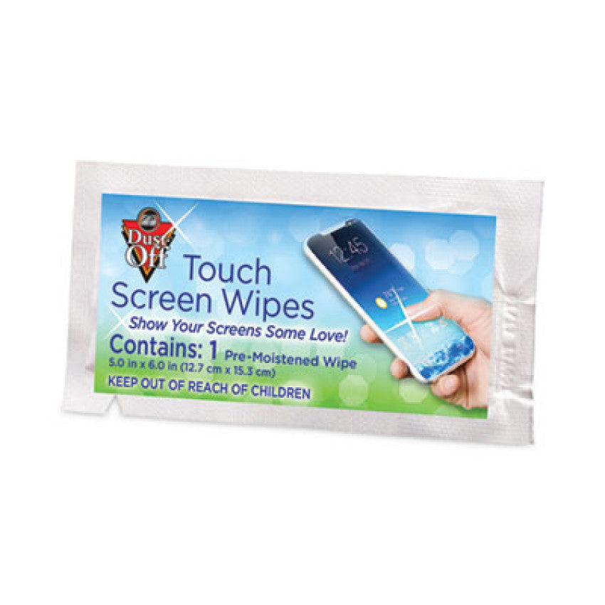 Touch Screen Wipes, 5 x 6, Citrus, 200 Individual Foil Packets in an Easy Grab Jar