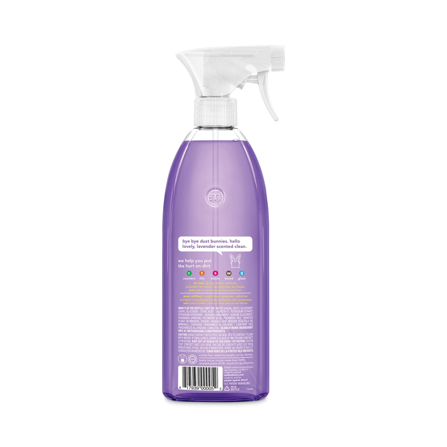Method All-Purpose Cleaner, French Lavender, 28 oz Spray Bottle (00005)