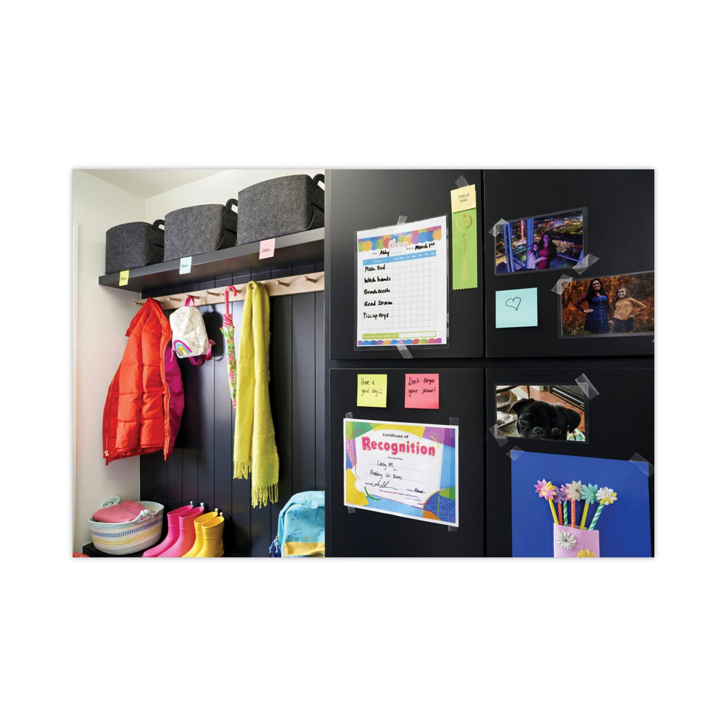 Scotch Wall-Safe Tape with Dispenser, 1" Core, 0.75" x 50 ft, Clear, 2/Pack (183DM2)