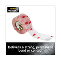Scotch Permanent Clear Mounting Tape, Holds Up to 15 lbs, 1 x 60, Clear (410H)