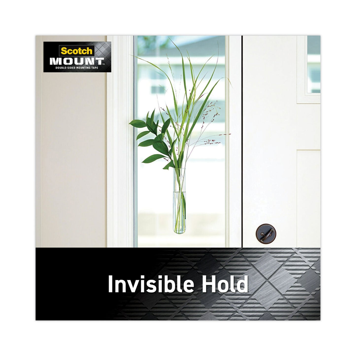 Scotch Permanent Clear Mounting Tape, Holds Up to 15 lbs, 1 x 60, Clear (410H)