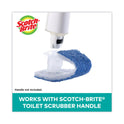 Scotch-Brite Disposable Toilet Scrubber Refill, Blue/White, 10/Pack (558RF)