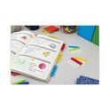 Post-it Solid Color Tabs, 1/5-Cut, Assorted Colors, 2" Wide, 30/Pack (686ROYGB)