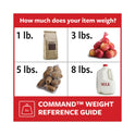 Command General Purpose Hooks, Medium, Metal, White, 2 lb Capacity, 35 Hooks and 40 Strips/Pack (17065S35NA)