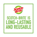 Scotch-Brite Heavy-Duty Scouring Pad, 3.8 x 6, Green, 5/Carton (2265)