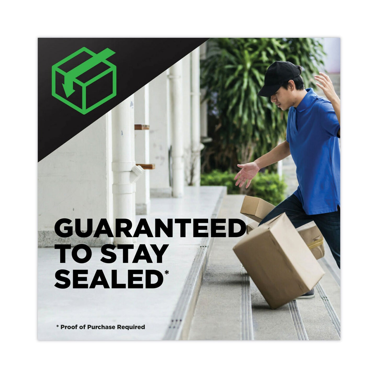 Scotch Tough Grip Moving Packaging Tape with Dispenser, 3" Core, 1.88" x 38.2 yds, Clear, 2/Pack (3500S21RD)