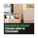 Scotch Tough Grip Moving Packaging Tape with Dispenser, 3" Core, 1.88" x 38.2 yds, Clear, 2/Pack (3500S21RD)